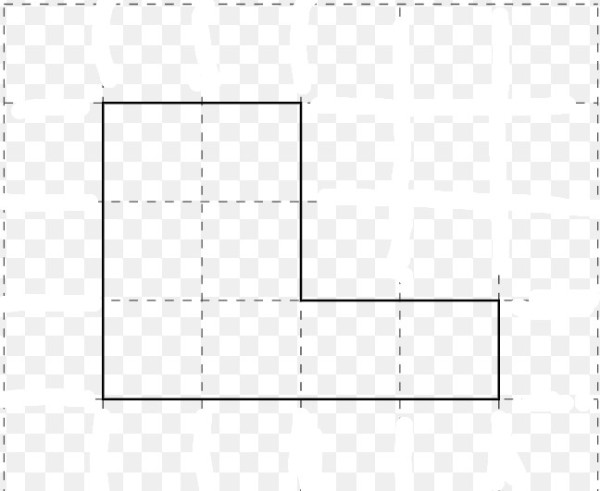المربعات في الشبكة أعلاه هي 1 سم في ١ سم ماهي المساحة المضللة بالسنتيمتر المربع 6 7 8 10