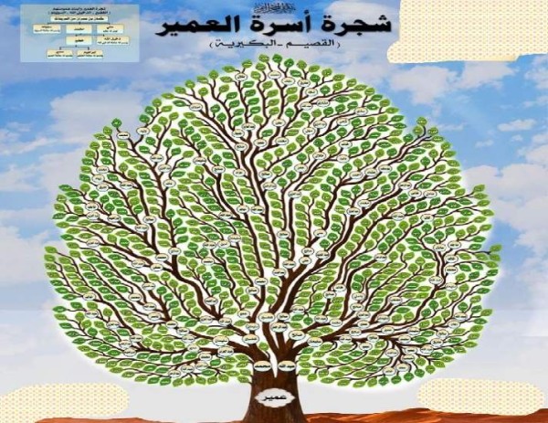 شجرة عائلة العمير أسرة العمير وش يرجعون