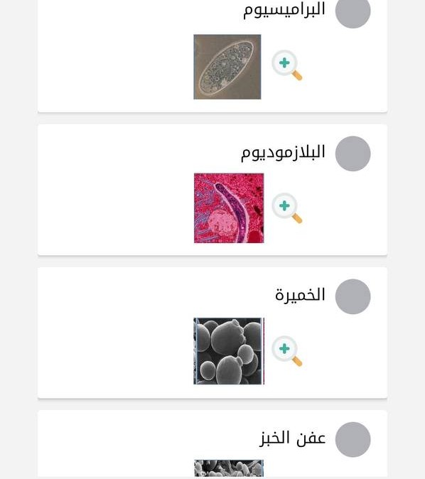 اكتب الحرف المناسب الذي يدل على المجموعة التي ينتمي إليها المخلوق الحي الدقيق في كل صورة مما يلي اختار رقم الإجابة المناسبة في القائمة (ب) للأسئلة في القائمة (أ) :